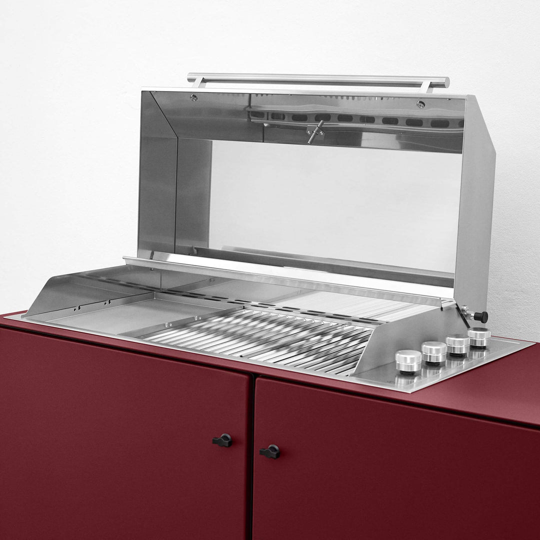 Moderne Grill - Burgundy Red