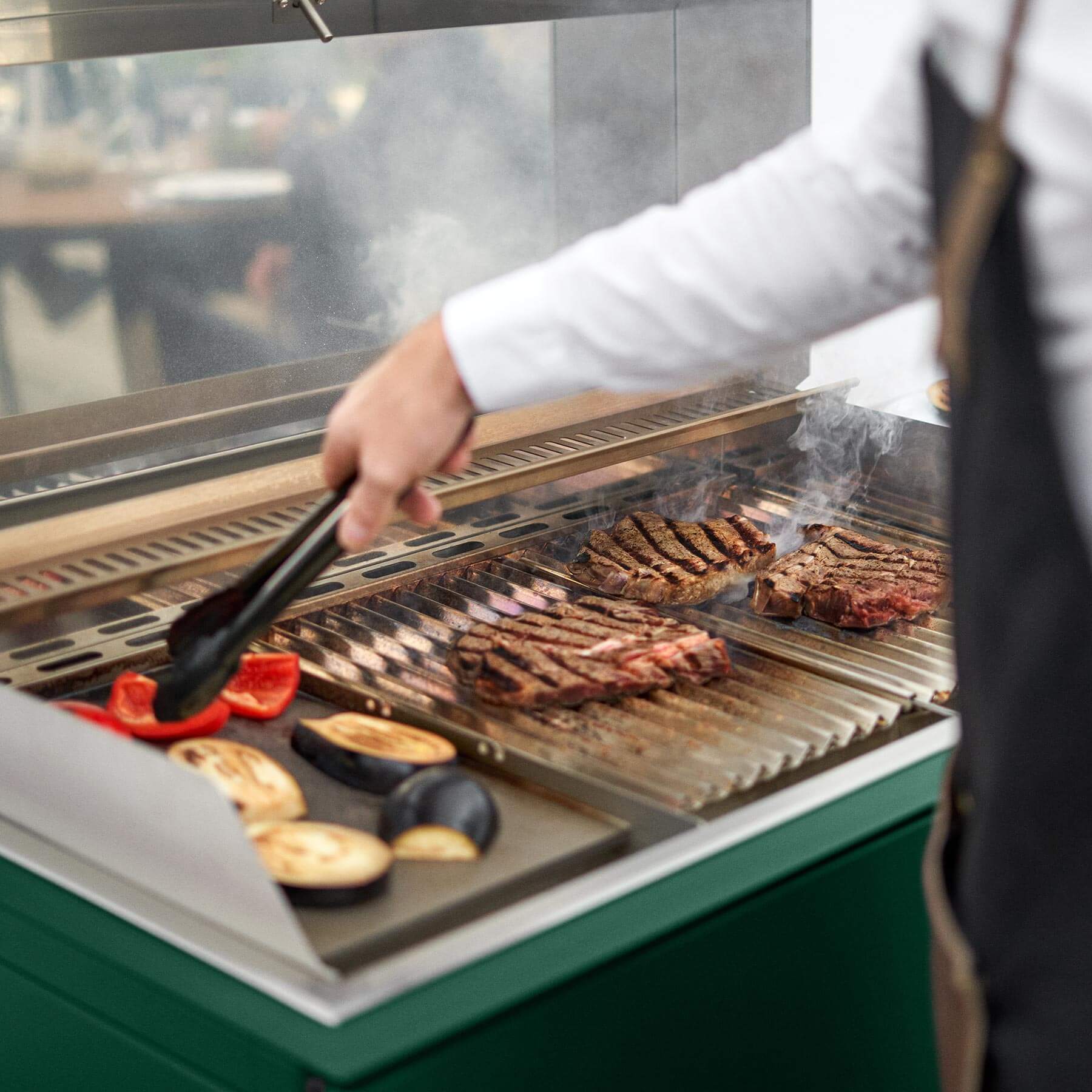 Culnaro Modern Grill - Forest Green | Luxury Grill for Outdoor